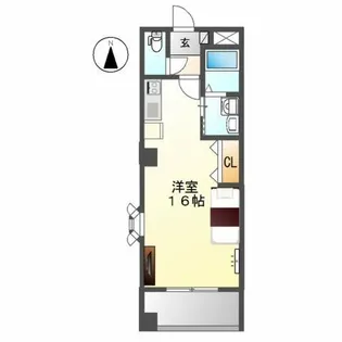 リバパレス鶴舞【9階】の間取り