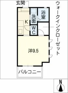 スピカロジュマン【2階】の間取り