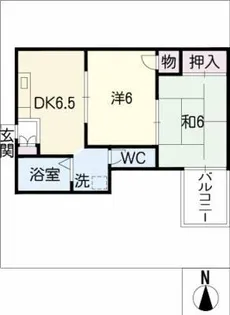 エンゼルハウス3【2階】の間取り