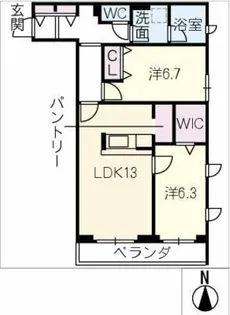 AVANCE ISSHA【2階】の間取り