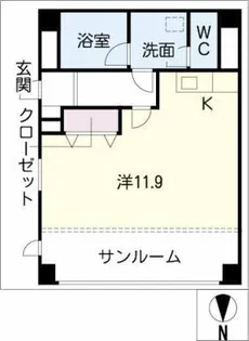グレイス小賀須【3階】の間取り