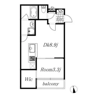 FAMILY STAGE烏森【101号室】の間取り