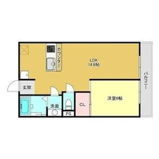 愛知県名古屋市守山区大森4丁目【マンション】の間取り