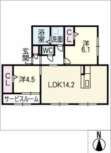 BEEZ【2階】の間取り