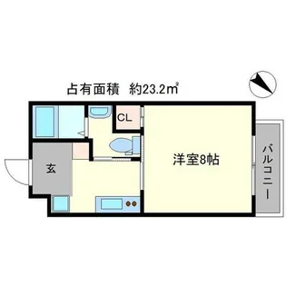 クオリエ京大前【2階】の間取り