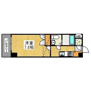 No.67 BENEFIT21【3階】の間取り