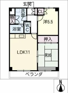 ウィンヒル【3階】の間取り
