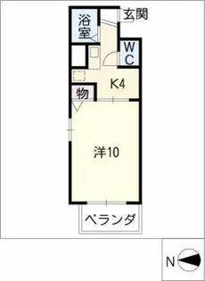 ドルフ庄内通【5階】の間取り