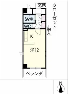 3rd FUKUYA【3階】の間取り
