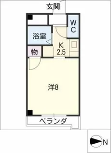 パークサイドシャトル【3階】の間取り