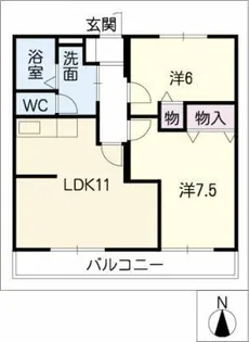 LA FORET【2階】の間取り