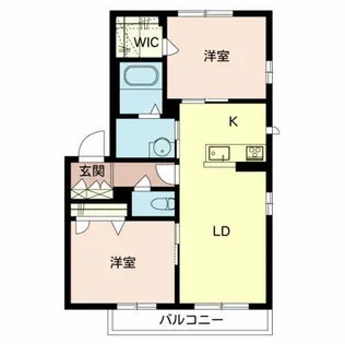 シャーメゾン中石切【3階】の間取り