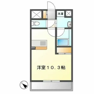 シティライフ池下西【202号室】の間取り