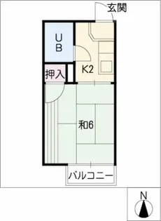 シャトーレ名東【1階】の間取り