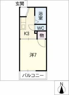 メイツ千成【1階】の間取り