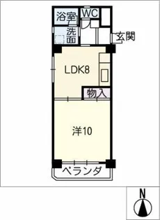 KATOHマンション【2階】の間取り