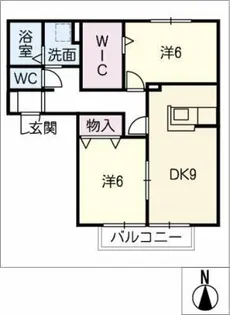 ハウスソレジオ【2階】の間取り