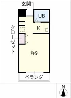 長谷川マンション【3階】の間取り