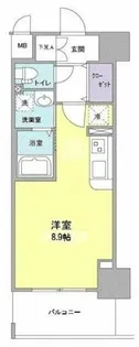 LOWLANDS西天満【4階】の間取り