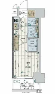 ファーストフィオーレ京橋ブレイニー【4階】の間取り
