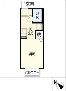 ホワイトハイツ【2階】の間取り