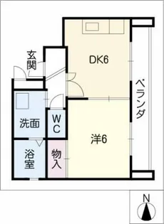 富士見ビル【2階】の間取り