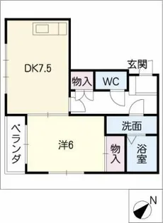 富士見ビル【2階】の間取り