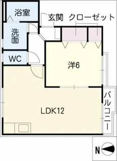アトウレユタカ A棟【1階】の間取り