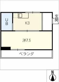 グラスペリアⅤ【3階】の間取り