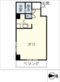 ダイアパレス大曽根 604号室【6階】の間取り