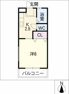 AIコーポ【2階】の間取り