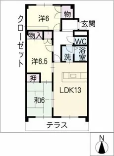 3LDKの間取り画像