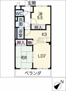 M-COURT11【2階】の間取り