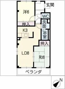 M-COURT11【2階】の間取り