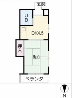 グリーンハイツ【2階】の間取り