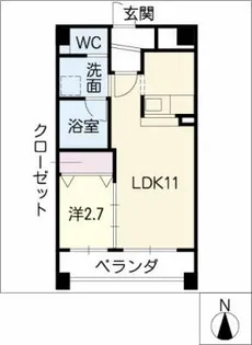 パール瑞穂【1階】の間取り