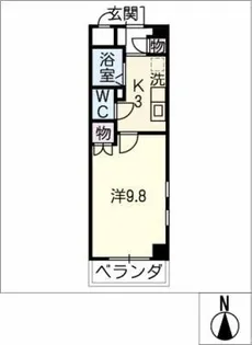 アメニティ堀越【2階】の間取り