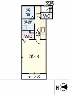 Levante【1階】の間取り