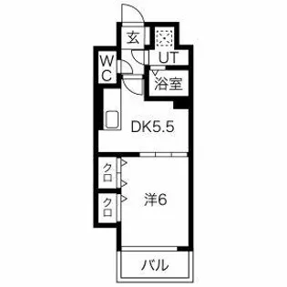 レガリア【507号室】の間取り