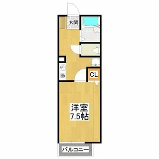 ジュネス・ド・ルマンド【1階】の間取り