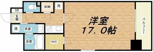 南久宝寺FUKUE2023【11階】の間取り