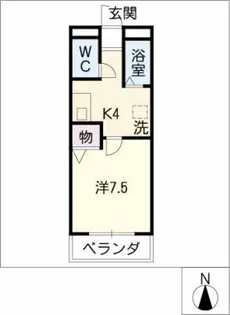 グランシャリオ【3階】の間取り