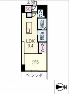 SK BUILDING-901【7階】の間取り