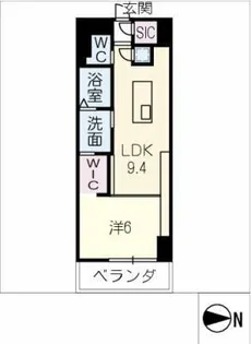 SK BUILDING-901【11階】の間取り