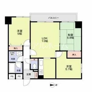 エクラ桂駅前【1階】の間取り