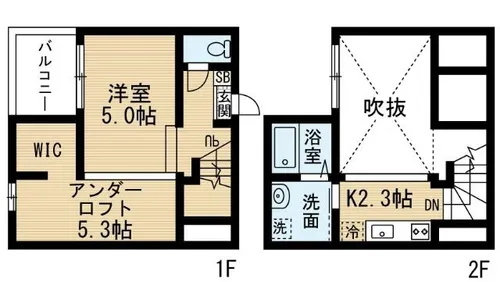 愛知県名古屋市緑区鳴海町字向田【アパート】の間取り