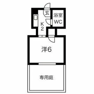 サンライズ国府宮【1階】の間取り