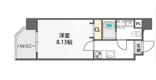 ドゥエリング梅田【5階】の間取り
