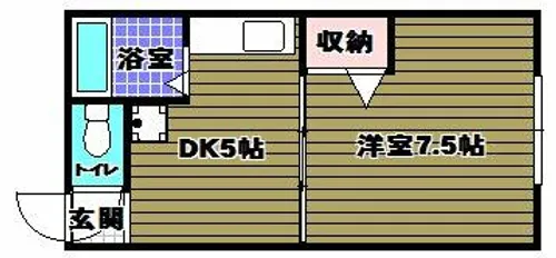 ハイツスタニ【2階】の間取り