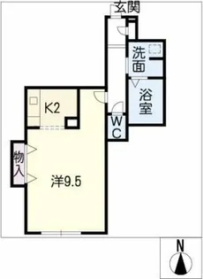 カステリヨンハウス【1階】の間取り